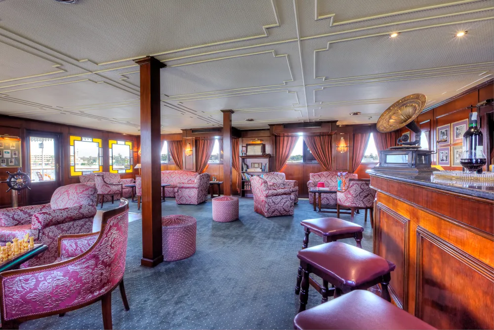 Lounge aboard the Steam Ship Karim Nile Cruise Nile cruise